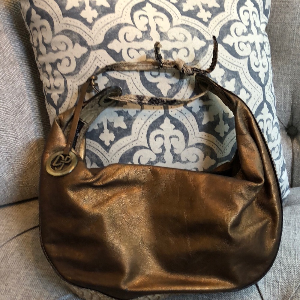 Snake skin mini bag